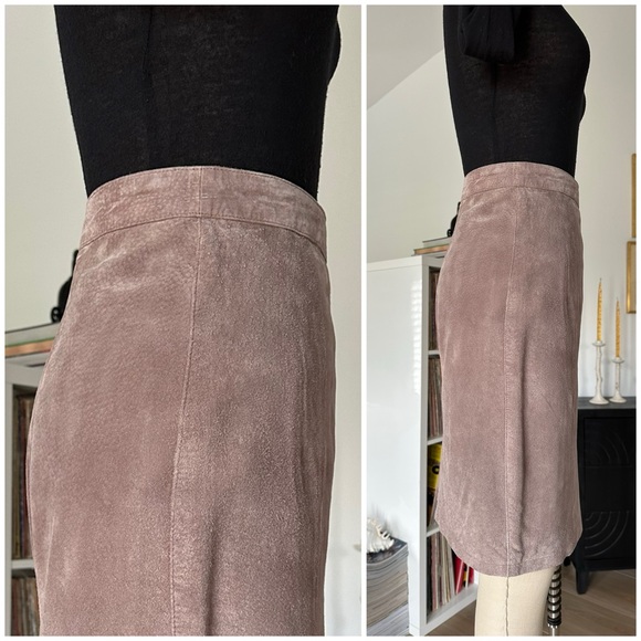 Vintage 80’s Suede Skirt - Picture 5 of 16